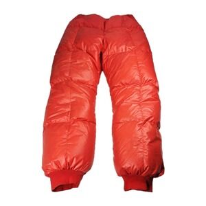 RARE MONCLER 1950s/60s Lionel Terray Red Down Insulated‎ Ski Snow Pants Trousers